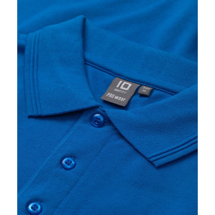 ID PRO Wear Polo T-shirt med brystlomme, Azure, L