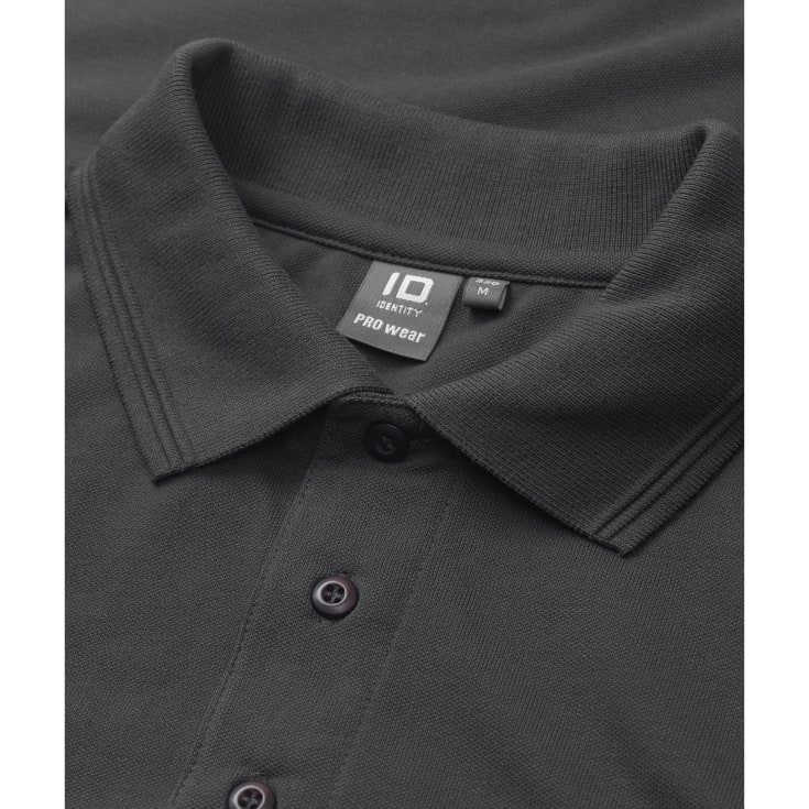 ID PRO Wear Polo T-shirt med brystlomme, Koksgrå, 2XL