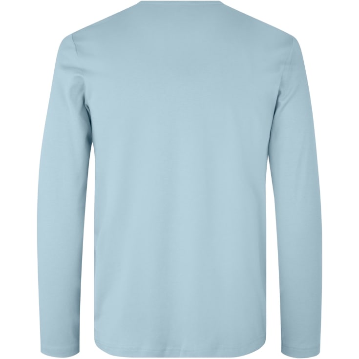 ID Interlock langærmet T-shirt, Light blue, M