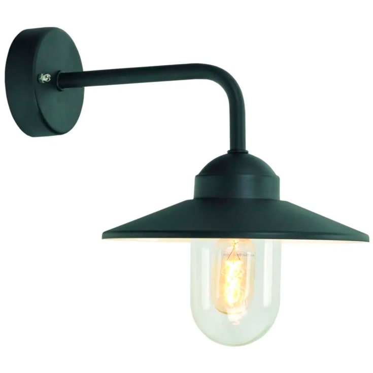Norlys Vansbro 1920 vegglampe, LED max 9W, E27, IP55, sort