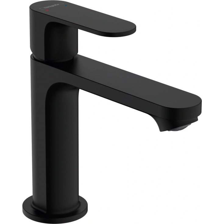 Hansgrohe Rebris S servantbatteri 110, uten bunnventil, sort matt