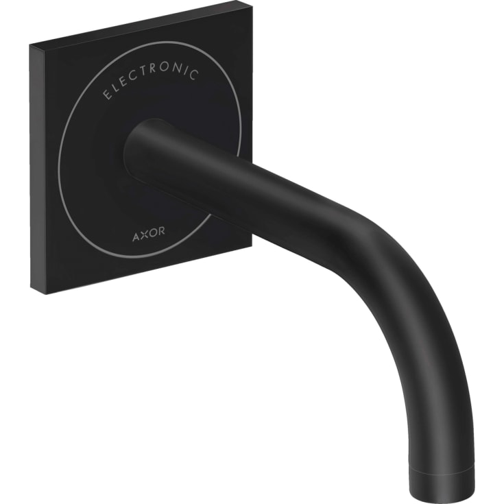 Axor Uno Berøringsfri servantbatteri, 165 mm tut, 230v, sort matt