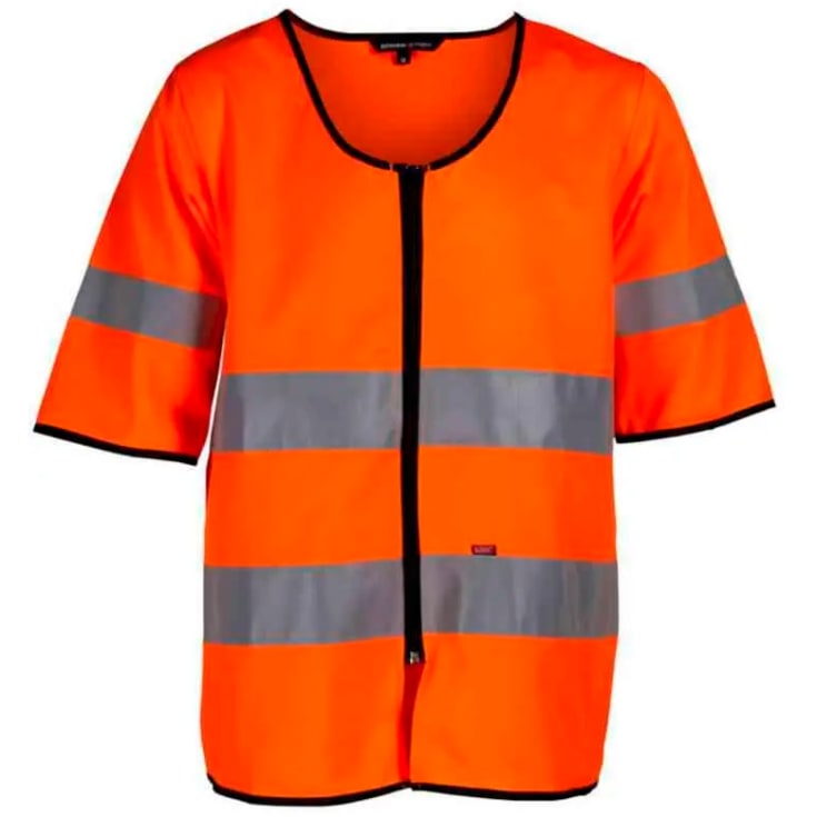 Bekken & Strøm Dokka refleksvest, HiVis kl.3, unisex, str. 3XL, HiVis oransje