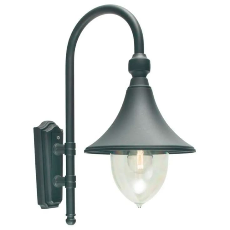 Norlys Florence 800 vegglampe, LED max 9W, E27, IP54, sort