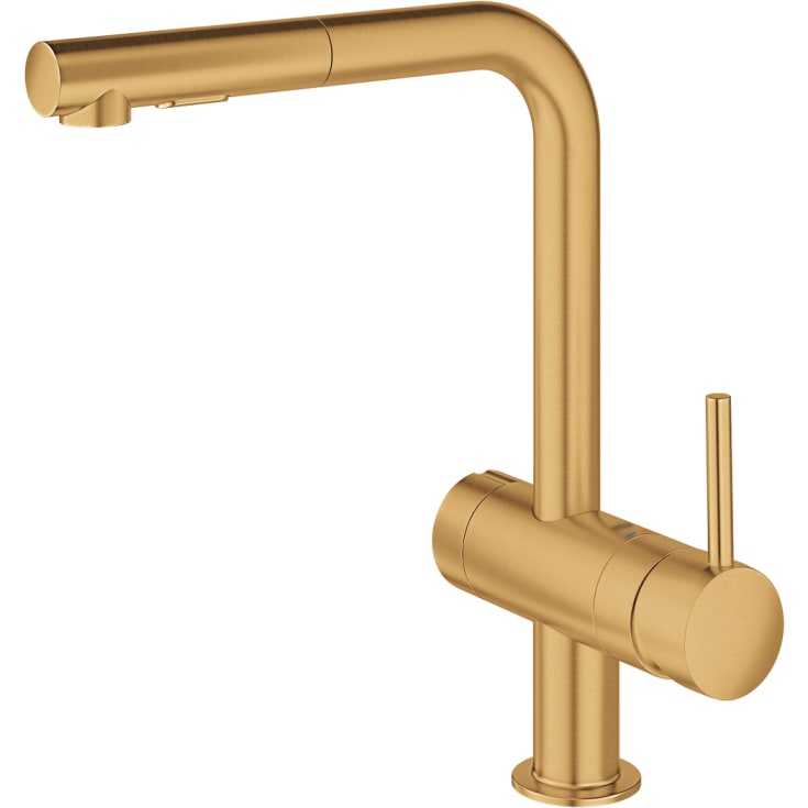 Grohe Minta kjøkkenarmatur, uttrekkbar tut, børstet messing