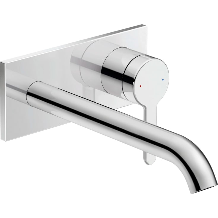 Duravit C.1 1-greps servantbatteri, til innbygging, 22,5 cm tut, krom