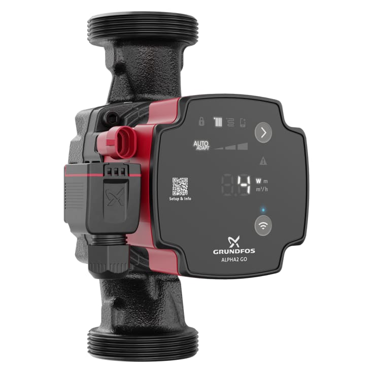 Grundfos Alpha2 GO 32-75 sirkulasjonspumpe 180 mm, varme