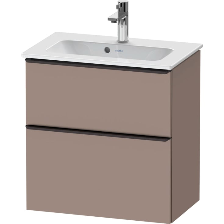 Duravit D-Neo Compact servantskap, 61x37,2 cm, basalt matt dekor