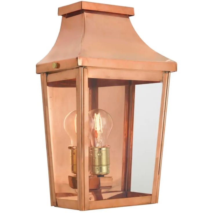 Norlys Chelsea 963 vegglampe, LED max 9W, E27, IP44, kobber