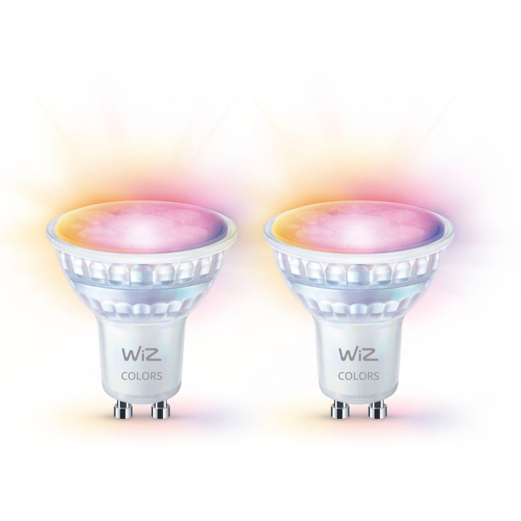 Wiz Wifi GU10 spotlampa, färgförändring, 2200K-6500K, 4,7W, 2-pack
