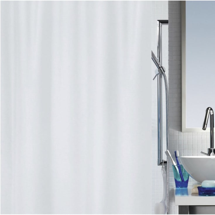 Spirella Primo badeforhæng, 240x180 cm, hvid