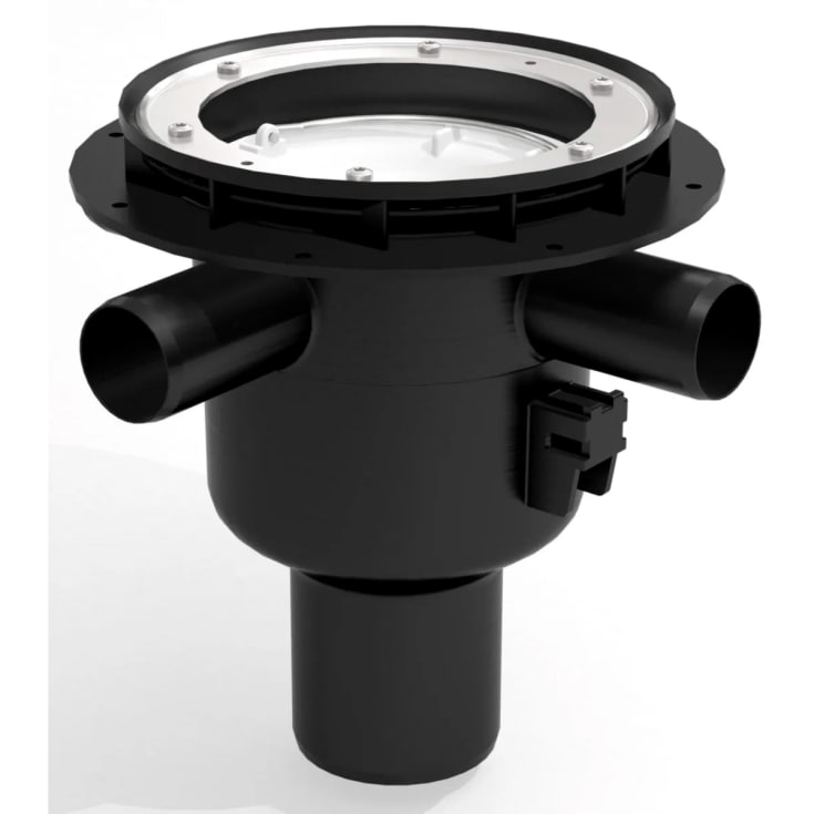 Purus AU-sluk 75 bunn, bunnutløp, med anboring, 75 mm