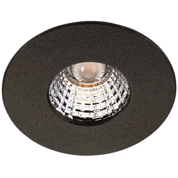 SG Armaturen Nano downlight, sort, 2700k, 1w