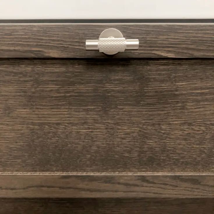 Korsbakken Rustic knott, 5,4x5,4 cm, børstet stål