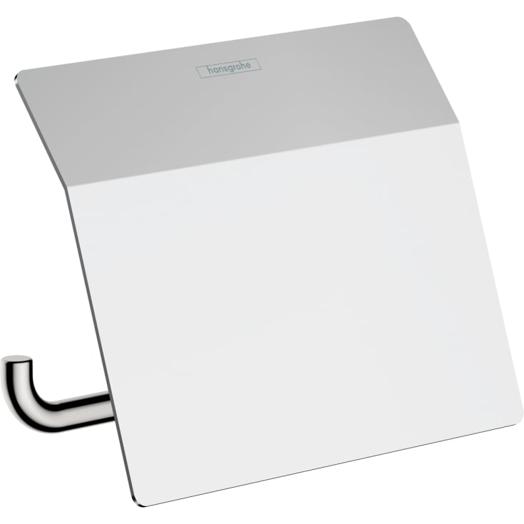 Hansgrohe AddStoris toalettrullholder, med lokk, krom