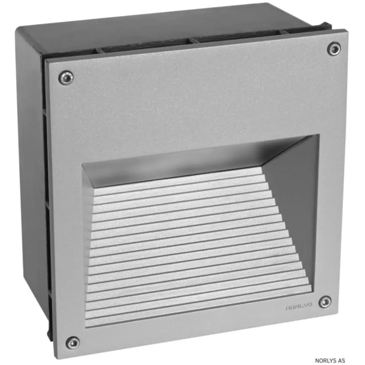 Norlys Namsos 1930 vegglampe, 8,3W, LED, IP65, aluminium
