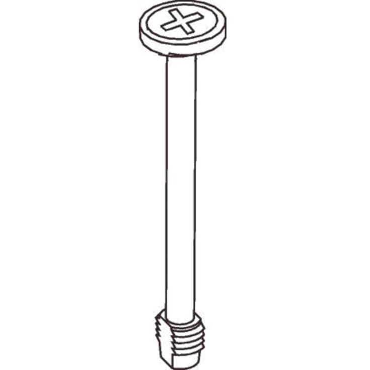 100 stk Kærvskrue SS10563 til dæksel højde 80 mm