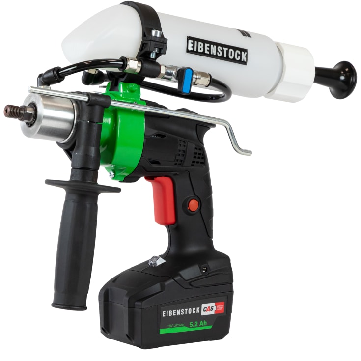 Eibenstock flishullbor END 40A Akku med 5,2 Ah batteri