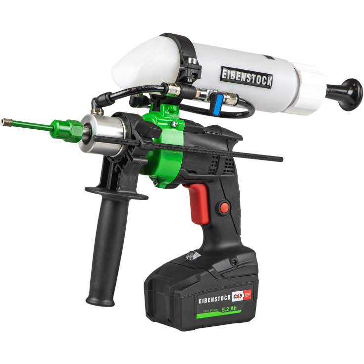 Eibenstock flishullbor END 40A Akku med 5,2 Ah batteri