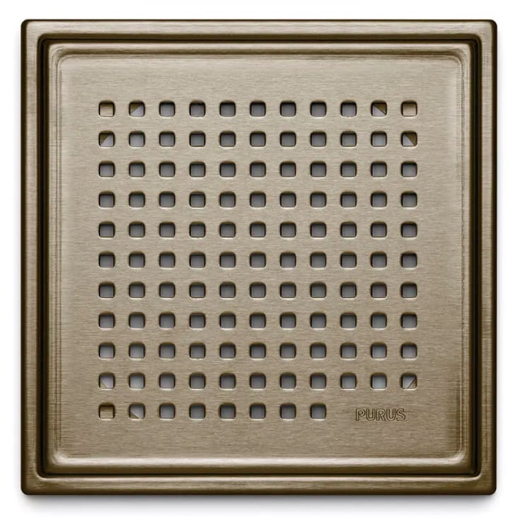 Purus Square Chess klinkerram, 197x197 mm, brons