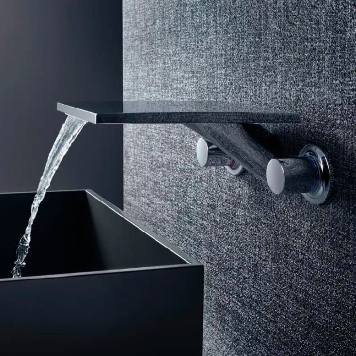 Axor Massaud 3-hulls servantarmtur, 262 mm tut, krom