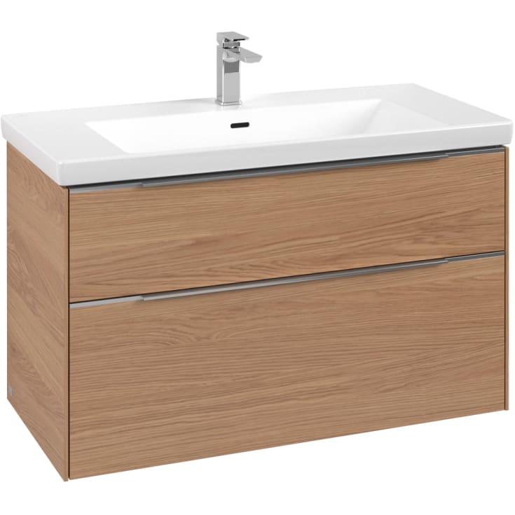 Villeroy & Boch Subway 3.0 servantskap, 97,3x57,6 cm, eik