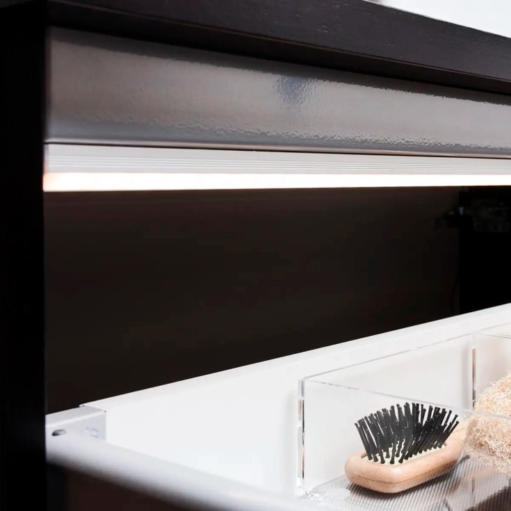 Korsbakken lyslist for servantskuff, 60 cm