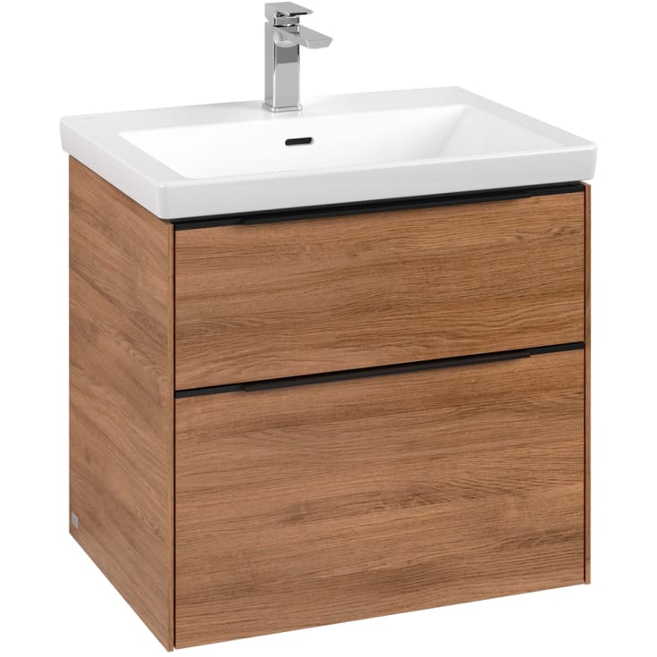 Villeroy & Boch Subway 3.0 servantskap, 62,2x57,6 cm, eik
