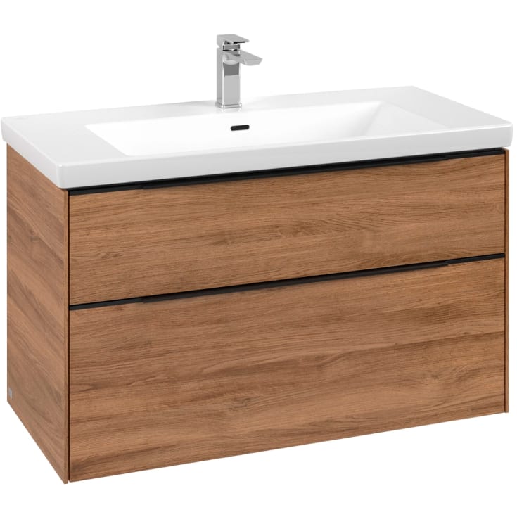 Villeroy & Boch Subway 3.0 servantskap, 97,3x57,6 cm, eik