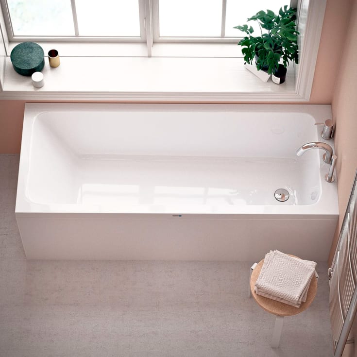 Nordhem Saltholmen hjørnebadekar 150x70 cm, standard akryl