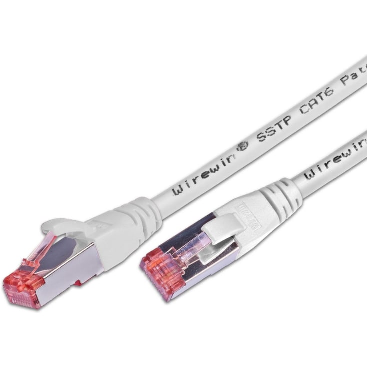 10 st Patchkabel S/FTP Kat.6 2M LSZH vit