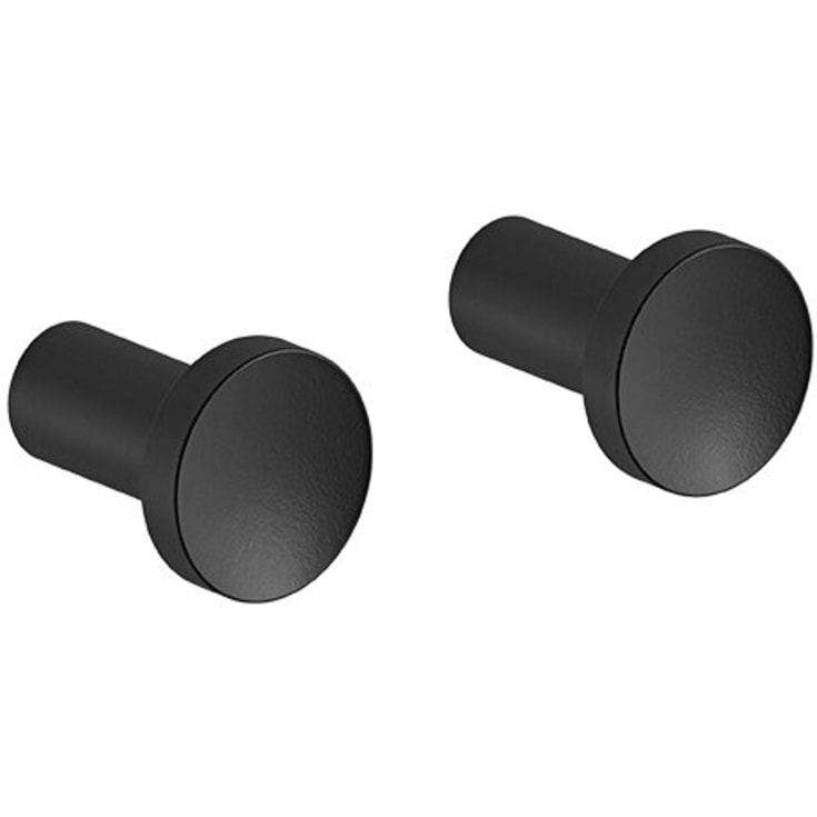 Damixa Zen håndklædekrog, 2 stk., mat sort