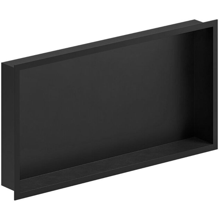 Damixa Zen brusehylde, 59,5x29,5 cm, mat sort