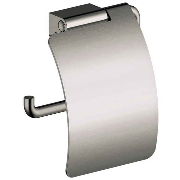 Damixa Zen toiletrulleholder, børstet sort krom