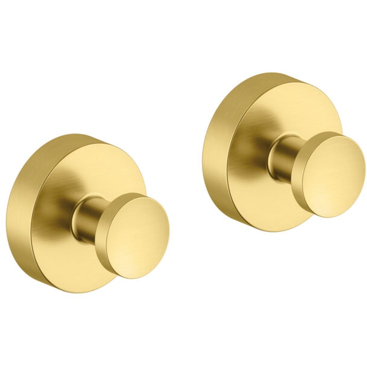 Damixa Zen håndklædekrog, 2 stk., børstet messing