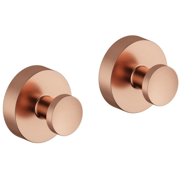 Damixa Zen håndkleknagg, 2 stk, børstet kobber