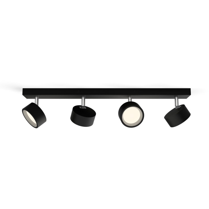 Philips Bracia takspotlight, 4 spotlights, svart