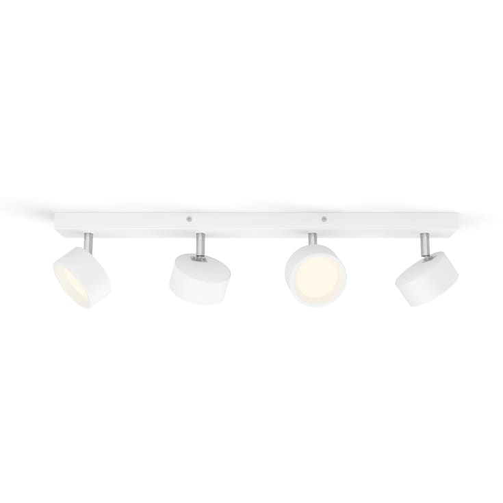 Philips Bracia spotter i tak, 4 spotlights, hvit