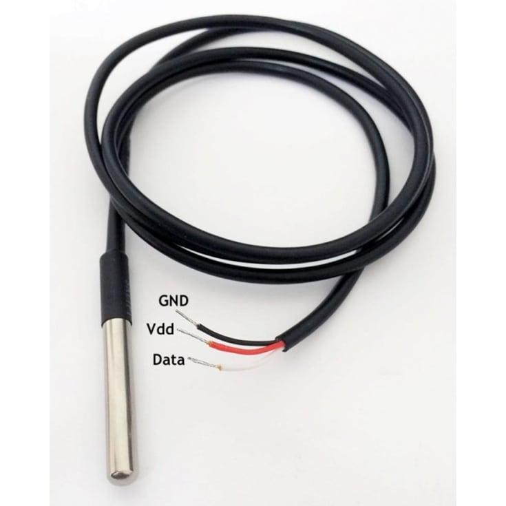 Shelly temperatursensor DS18B20 1m