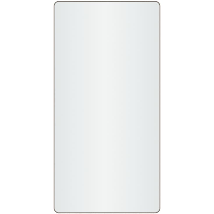Loevschall Refine spejl, bruneret messing, 45x90 cm
