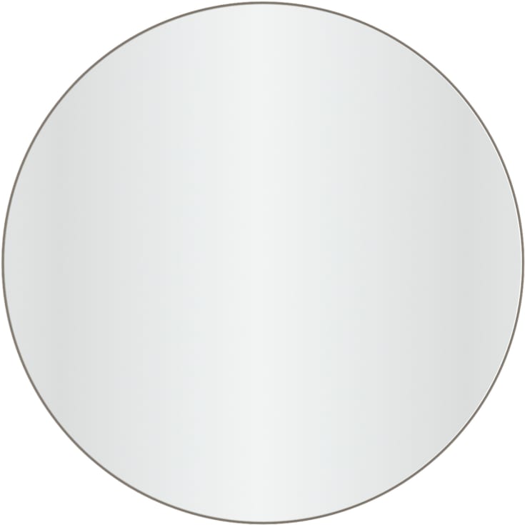 Loevschall Refine speil, brent messing, Ø80 cm