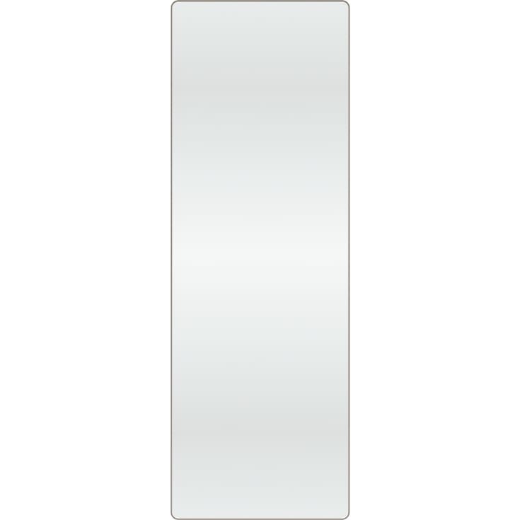 Loevschall Refine spejl, bruneret messing, 55x160 cm