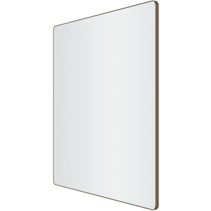 Loevschall Refine spejl, bruneret messing, 80x80 cm