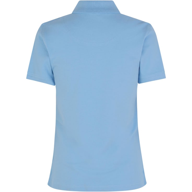 ID dame Pique Polo T-shirt med stretch, Lyseblå, S