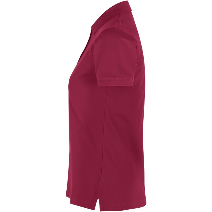 ID dame Pique Polo T-shirt med stretch, Cerise, 2XL