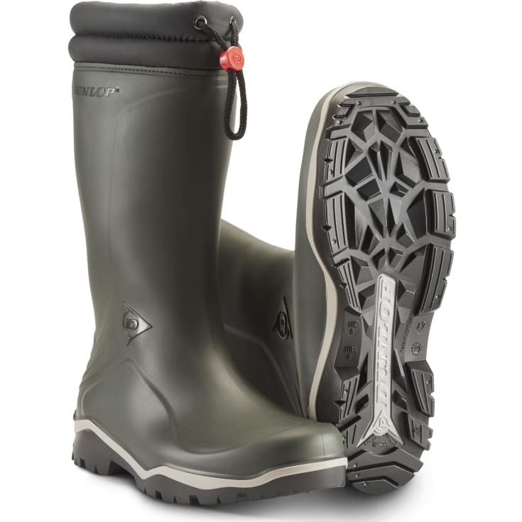 Dunlop Blizzard gummistøvler, grøn, str. 48