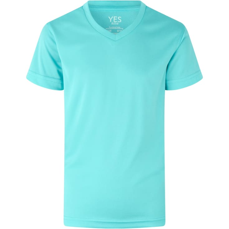 ID  Yes Active T-shirt til børn, Mint, 12-14 ÅR