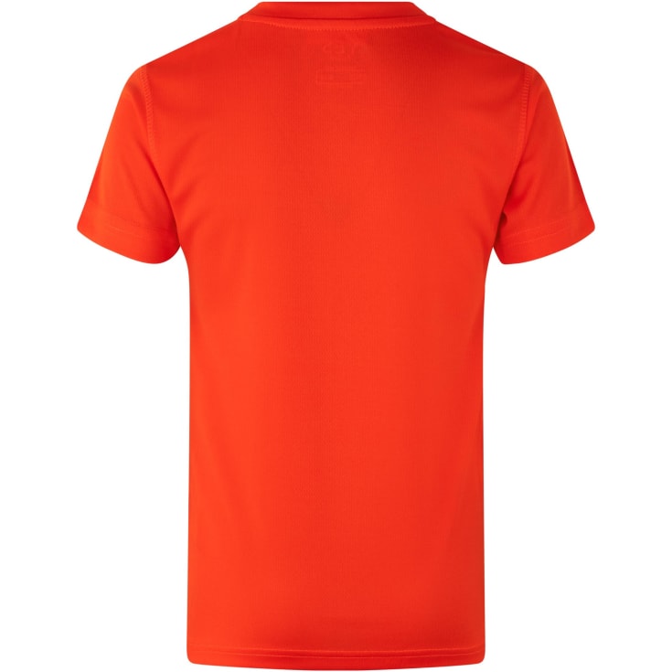 ID  Yes Active T-shirt til børn, Orange, 4-6 ÅR