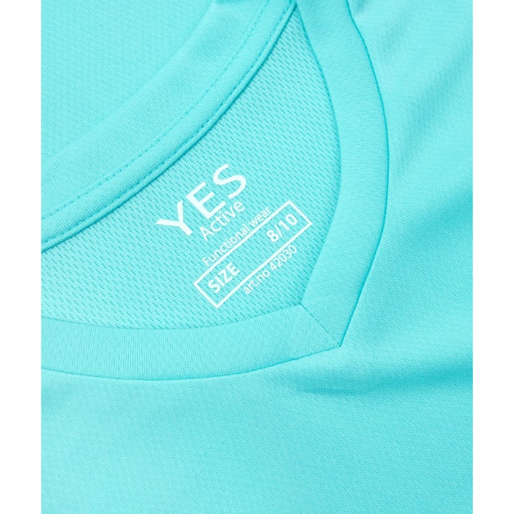 ID  Yes Active T-shirt til børn, Mint, 12-14 ÅR