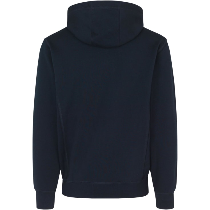 ID Bonded  sweat hættetrøje med lynlås, Marine, L